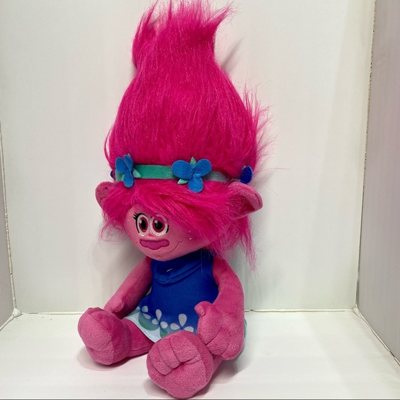 DreamWorks Trolls 18" Stuffed Plush POPPY Doll - Picture 7 of 12